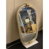 Venetian "Torciglione" Torchon Murano Glass Wall Mirror