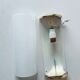 Brass and glass wall light