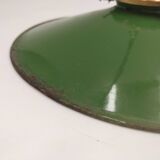 Enameled sheet metal pendant lights