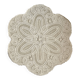 Textile Plafond /ceiling lamp, swedish modern, crochet, Flower shaped, 1940