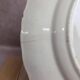 Antique English plate Clarendon P.b.&s – decoration of mauve birds & flowers – Oriental Ivory
