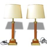 Paire De Lampes XX