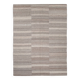 Striped Pattern Brown Vintage Kilim Rug, 225x309Cm