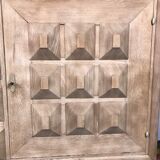 Brutalist solid oak line - aero-mmred art deco