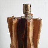 Vintage driftwood & mahogany floor lamp 1960s