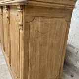 Old oak restaurant bar counter from the early 20th century