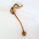 Lot of 4 hooks brass