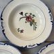 Set of 6 polychrome deep plates "Velars" Longchamp