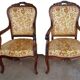 Paire de fauteuils en acajou
