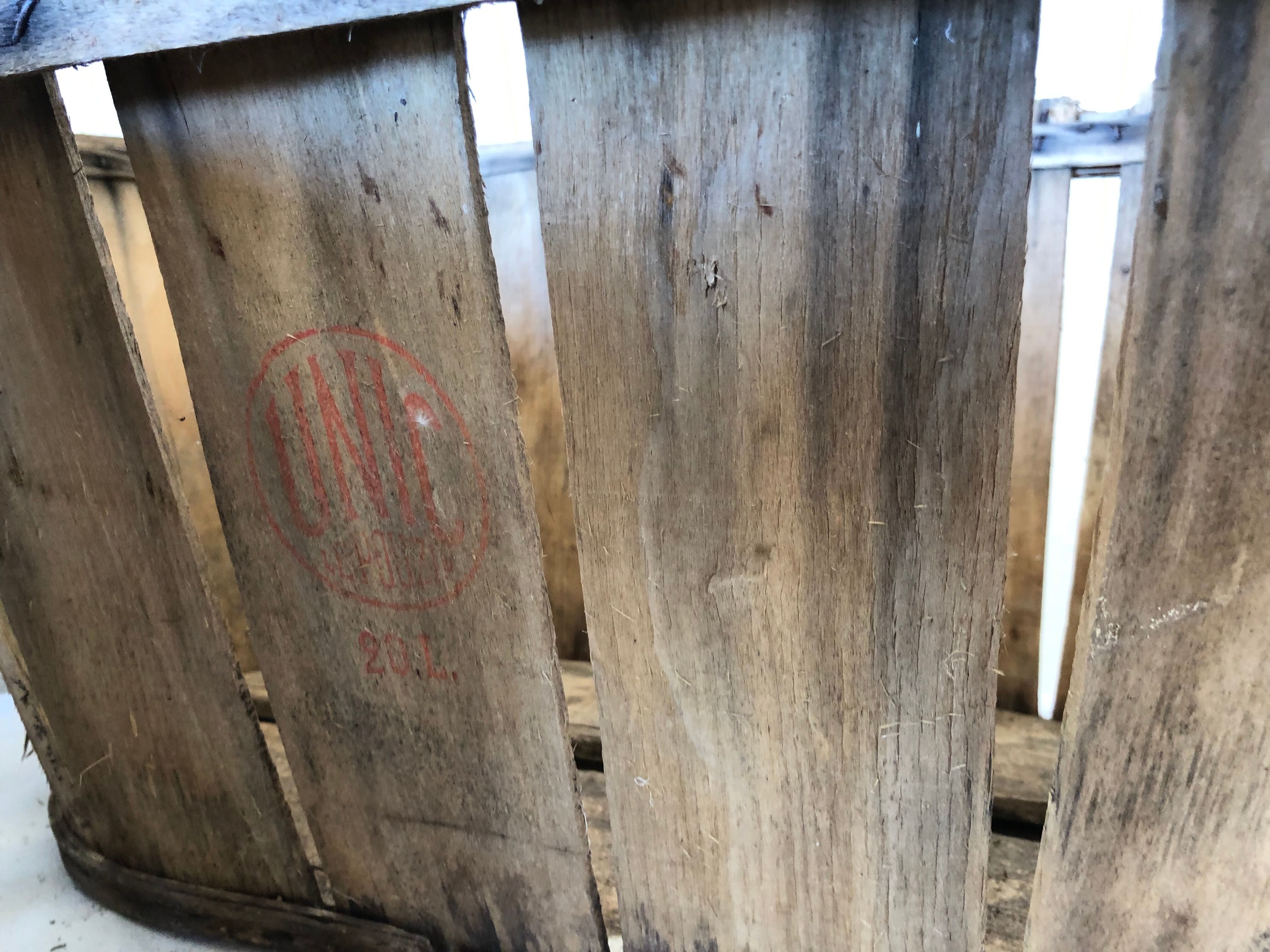 Series of 3 old fruit cups