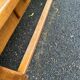 Table basse de ferme en chêne massif 1950 de 105cm