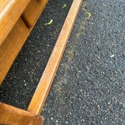 Table basse de ferme en chêne massif 1950 de 105cm