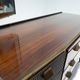 1960's Mid-Century Modern Italian Wooden Dressing Table with Lighting Mirror