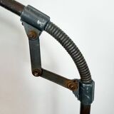 Industrial Grey Enamel Workshop Table Lamp from Siemens, 1950s