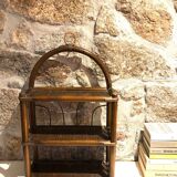 Rattan wall shelf