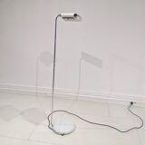 Circular marble base floor lamp