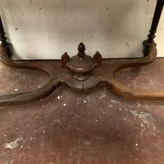 Napoleon III desk table in rosewood and 19th century veneer