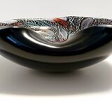 Black Murano Glass "Tutti Frutti" Ashtray / Vide-Poche attr. to Avem