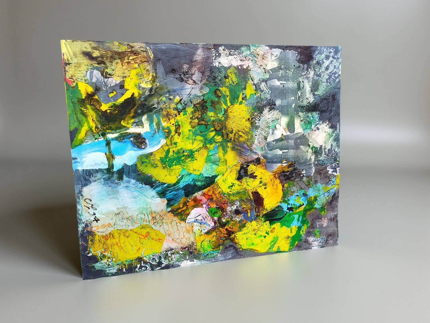 Philippe Charpentier (20th century) Mixed media on canvas, 1997