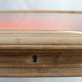 Showcase 1900 natural wooden side table