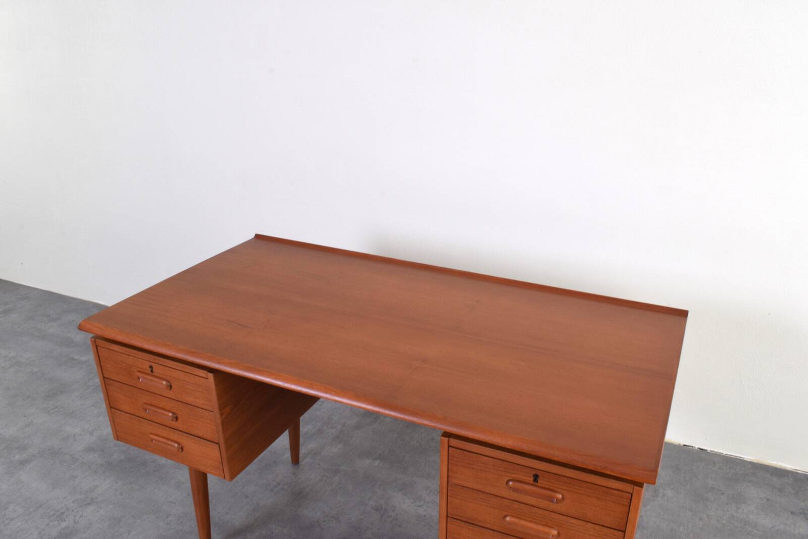 Mid-Century Danish Teak Executive Desk, 1960s.
