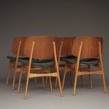 Model 155 Shell Chairs by Børge Mogensen for Søborg Møbelfabrik. Denmark