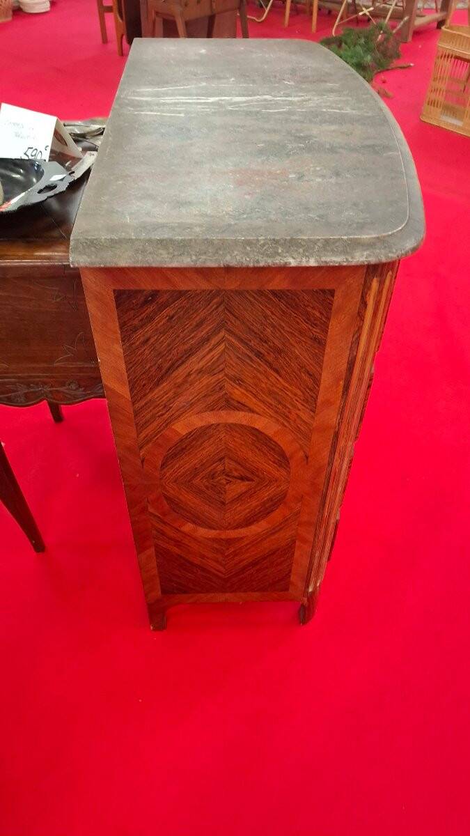 Louis XV style marquetry commode