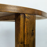 Vintage oak dining table from UP Závody, 1930's