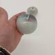 Duo 2 Vase Soliflore Lenticular Glazed Stoneware Grey Blue Purple Ceramic