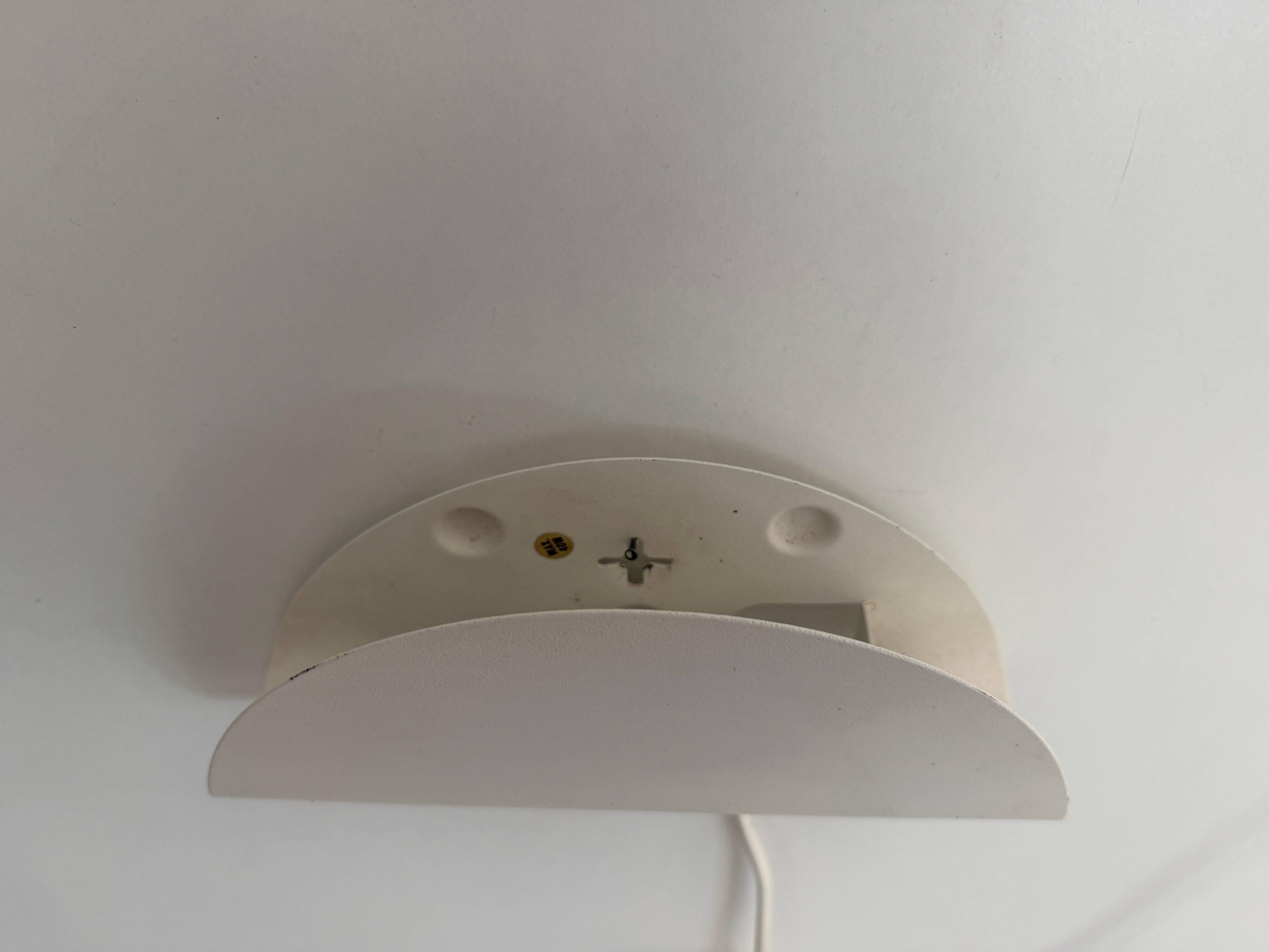 Set of three cream metal wall lights by Nordlux, 1980s, Sweden.