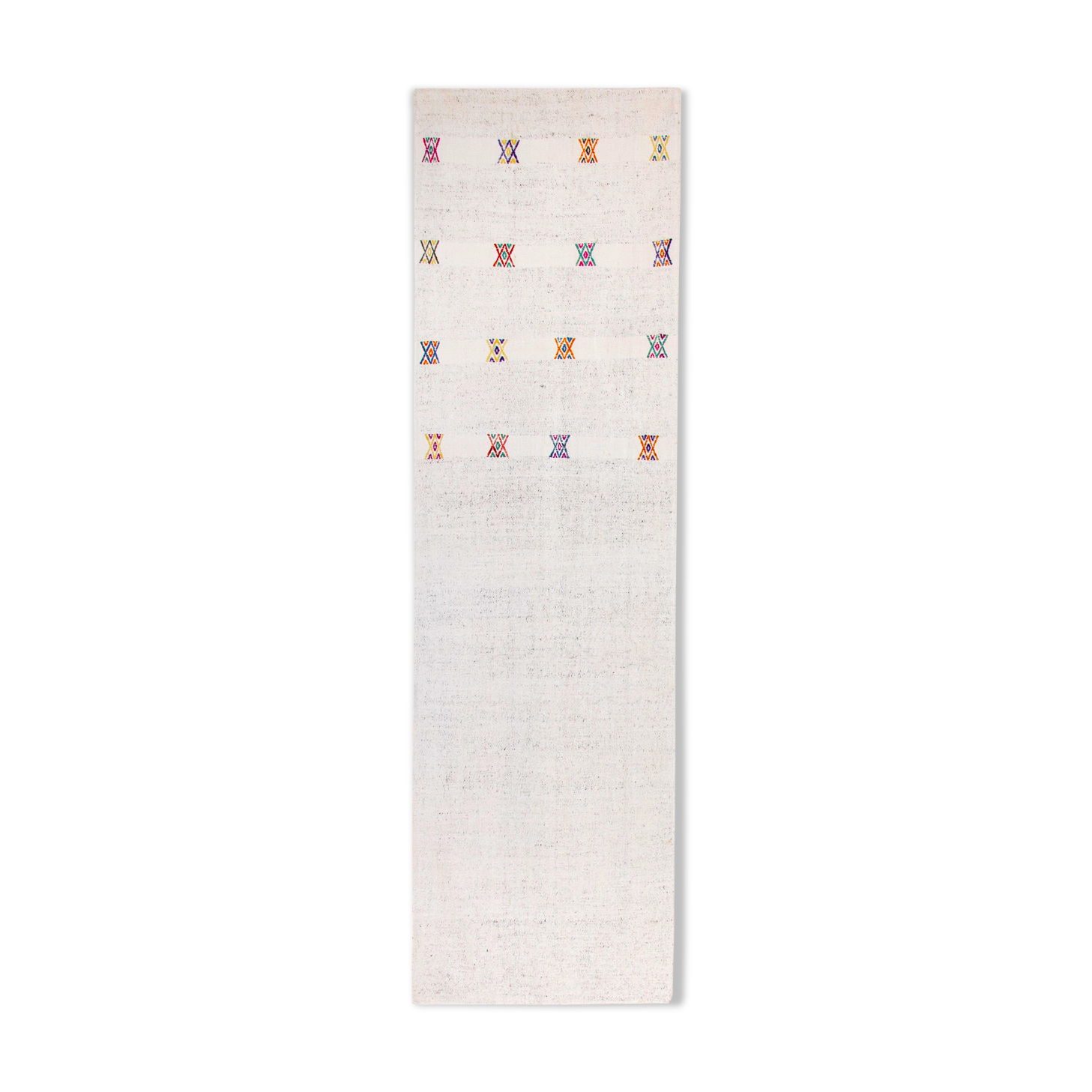 Anatolian hallway kilim carpet 227 x 67 cm