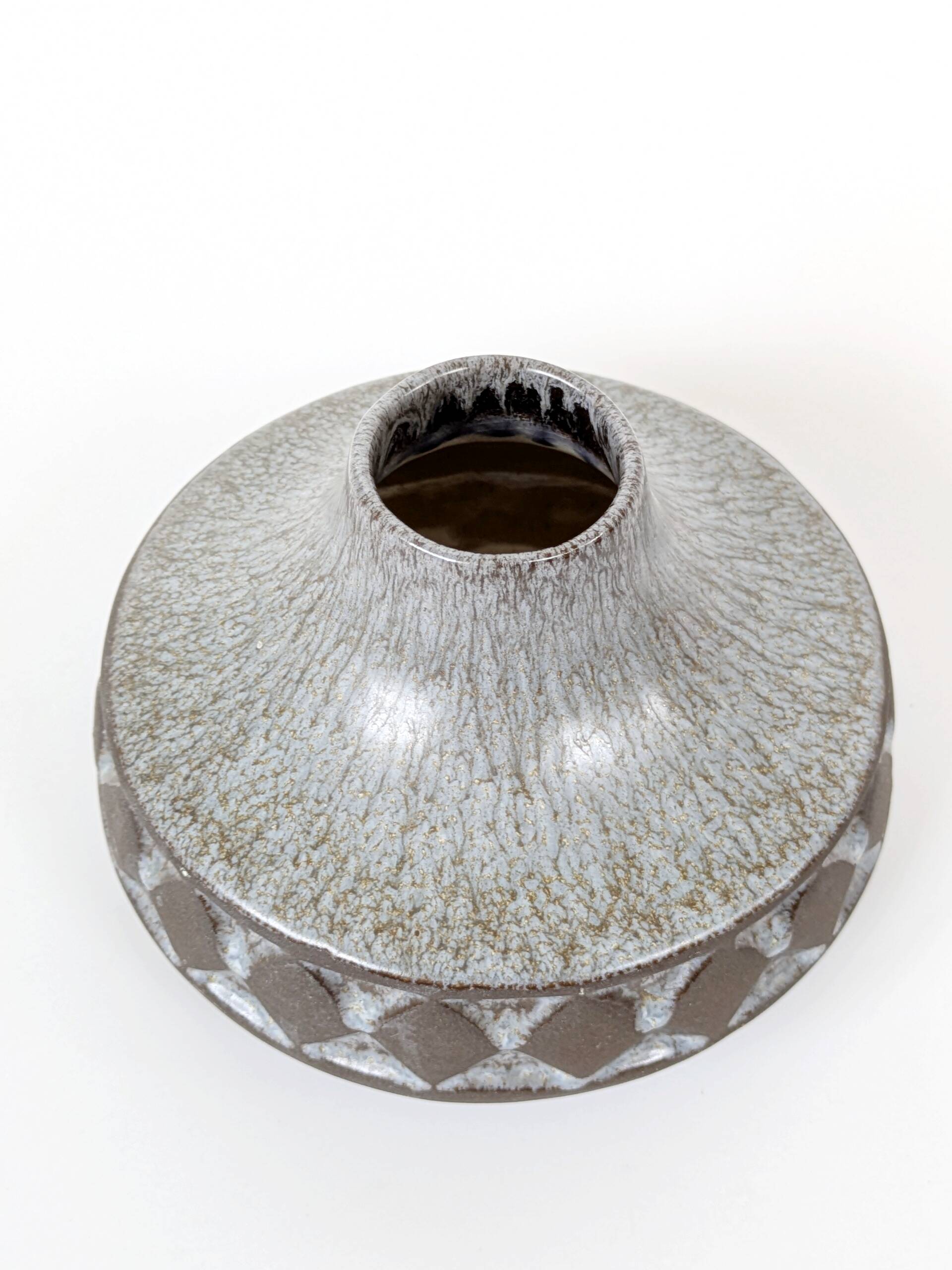 Vintage stoneware vase by Frank Keramik, Denmark, 1960s