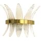 Ring “palmette” murano glass wall sconce