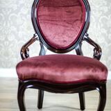 Louis Philippe Walnut Armchair, 1850s