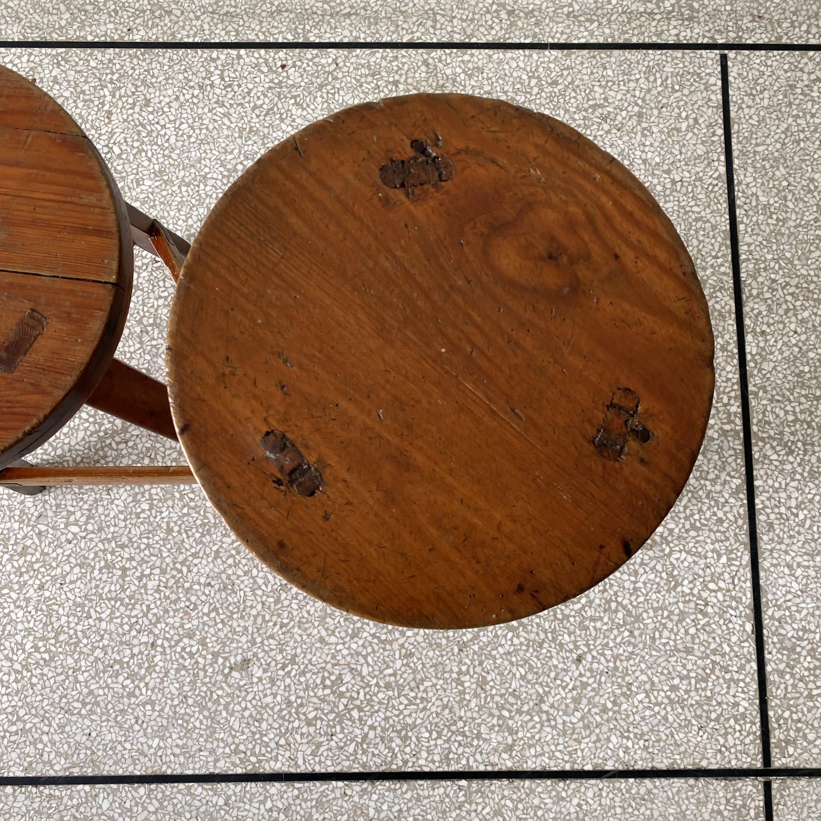 Tabouret haut, sellette x2