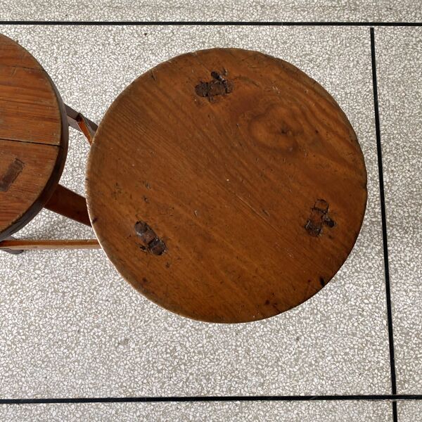 Tabouret haut, sellette x2