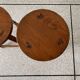 Tabouret haut, sellette x2