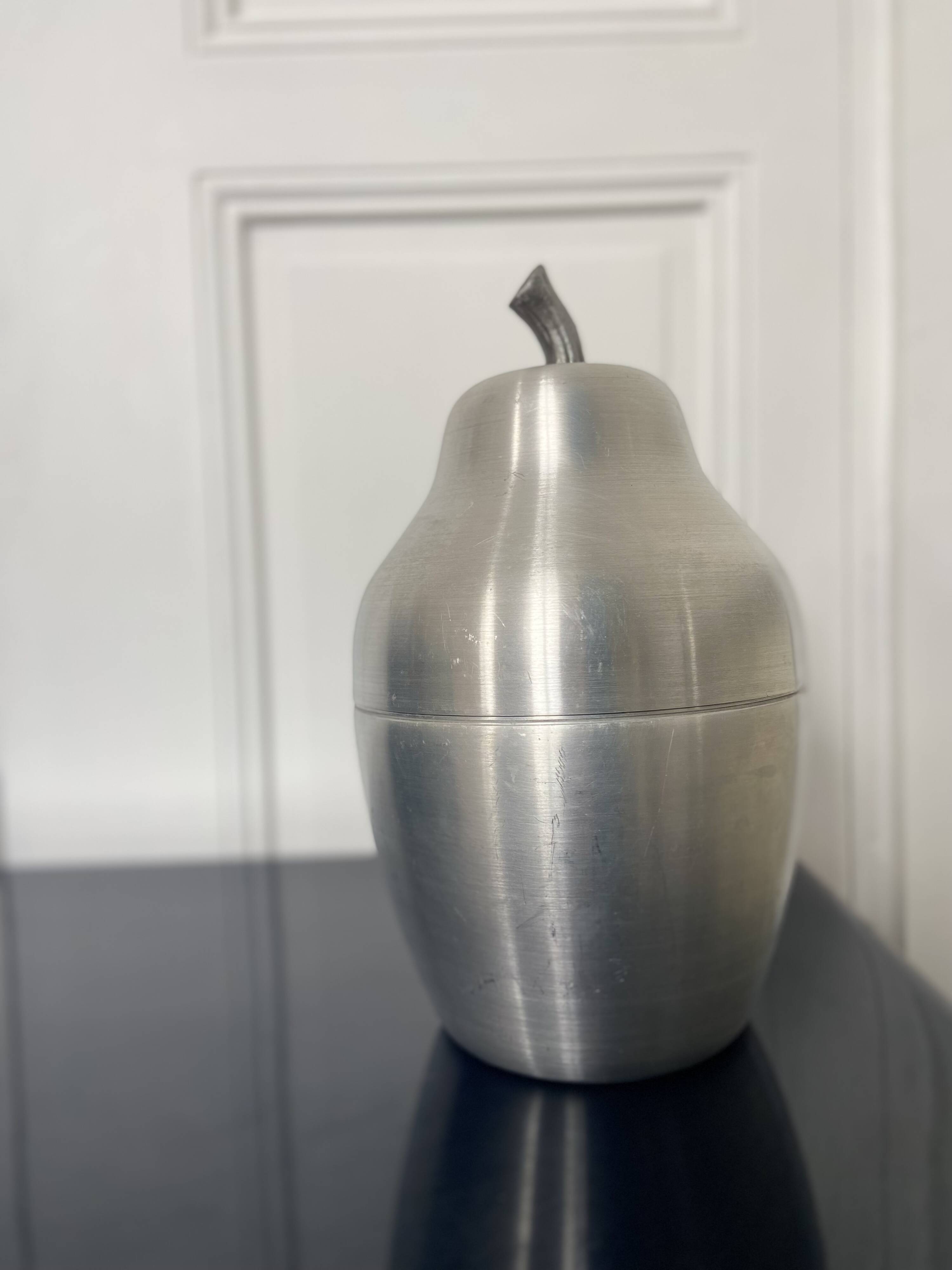 Vintage aluminum ice bucket