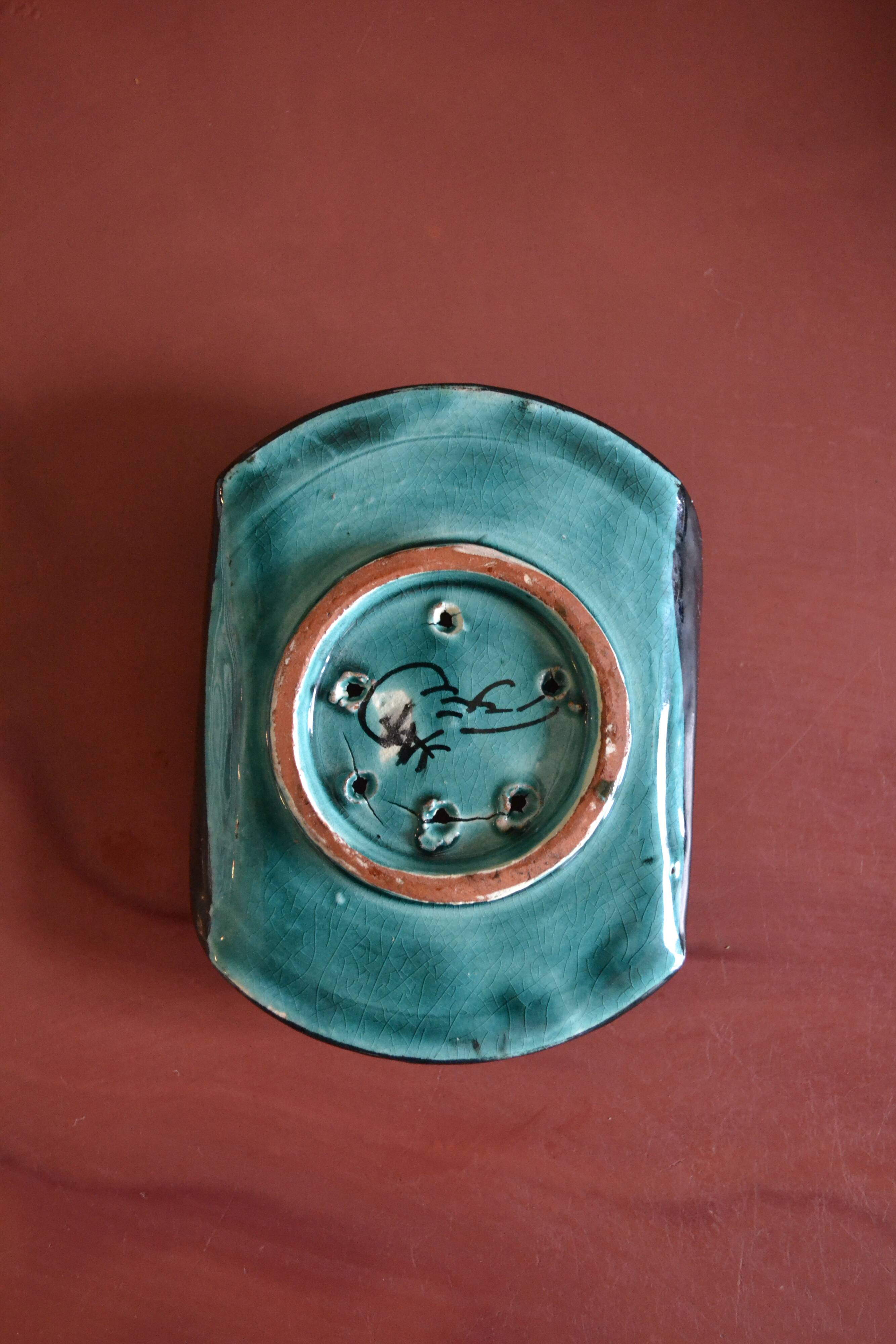 Porte savon orinetal en céramique
