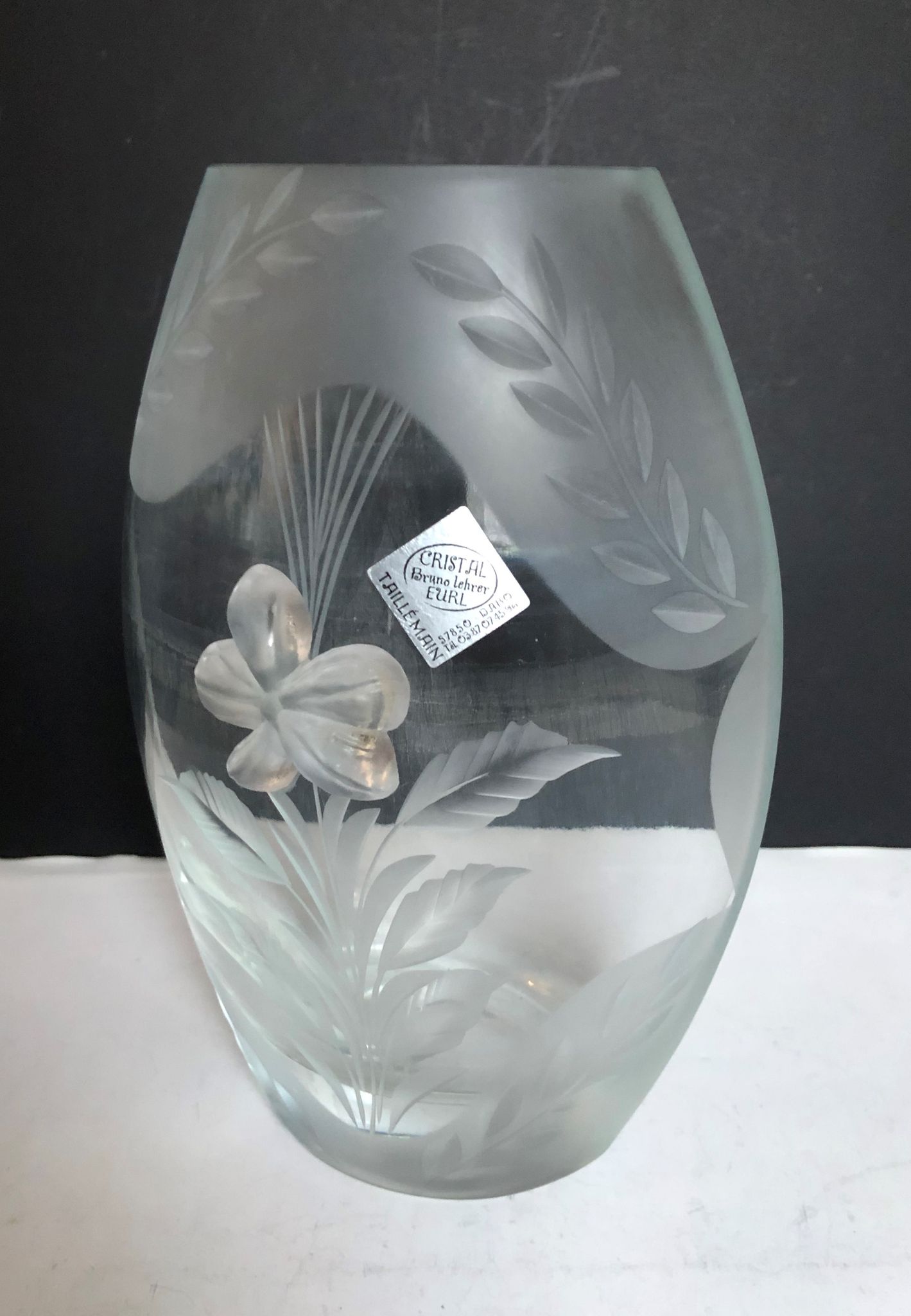 Vase en cristal
