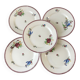 lot de 5 grandes assiettes plates Villeroy & Boch La Louvière fabrication belge en Terre de Fer débu