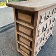 Commode espagnole rénovée en bois massif Navarro Argudo