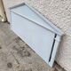 HEADBOARD IN WOOD PAINTED GREY, RECENT HANDMADE MANUFACTURE