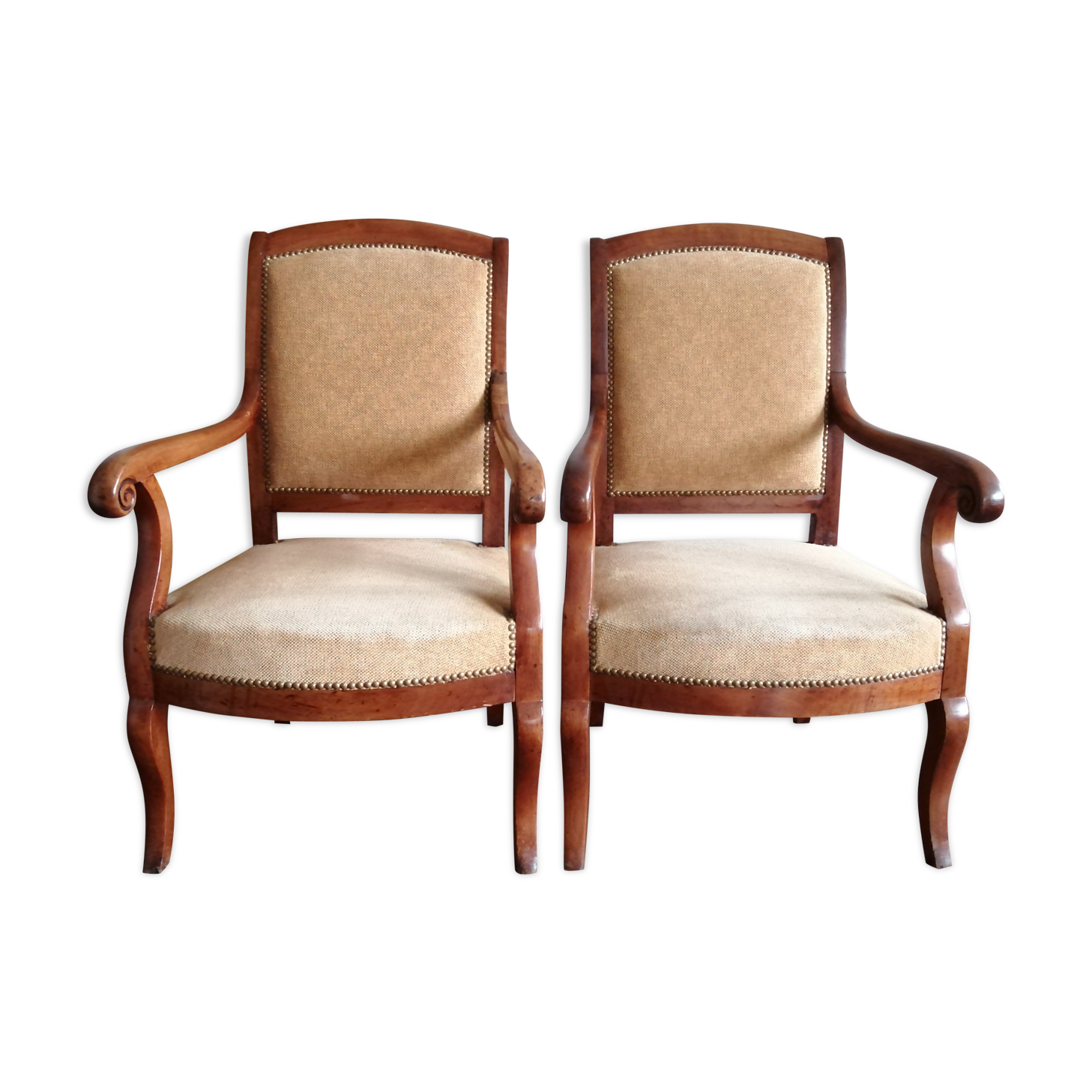 Paire de Fauteuils d'époque Restauration