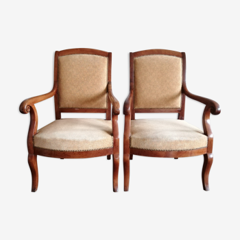 Pair of Period Armchairs Restoration