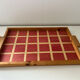 Red checkered plateau unique piece