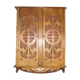 1900 walnut medicine cabinet