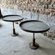 Pair of vintage industrial metal tables – workshop spirit