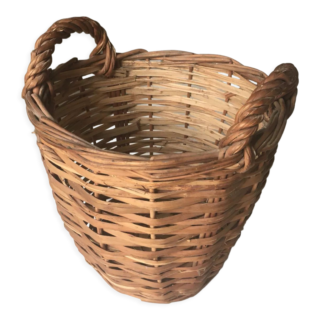 Cache-Pot Osier Gris Ancien | Maison de l'Osier