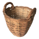 Vintage wicker pot cover